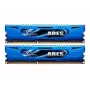 DIMM 16 GB DDR3-2133 (2x 8 GB) kahekomplekt, mälu sinine, F3-2133C10D-16GAB, ARES