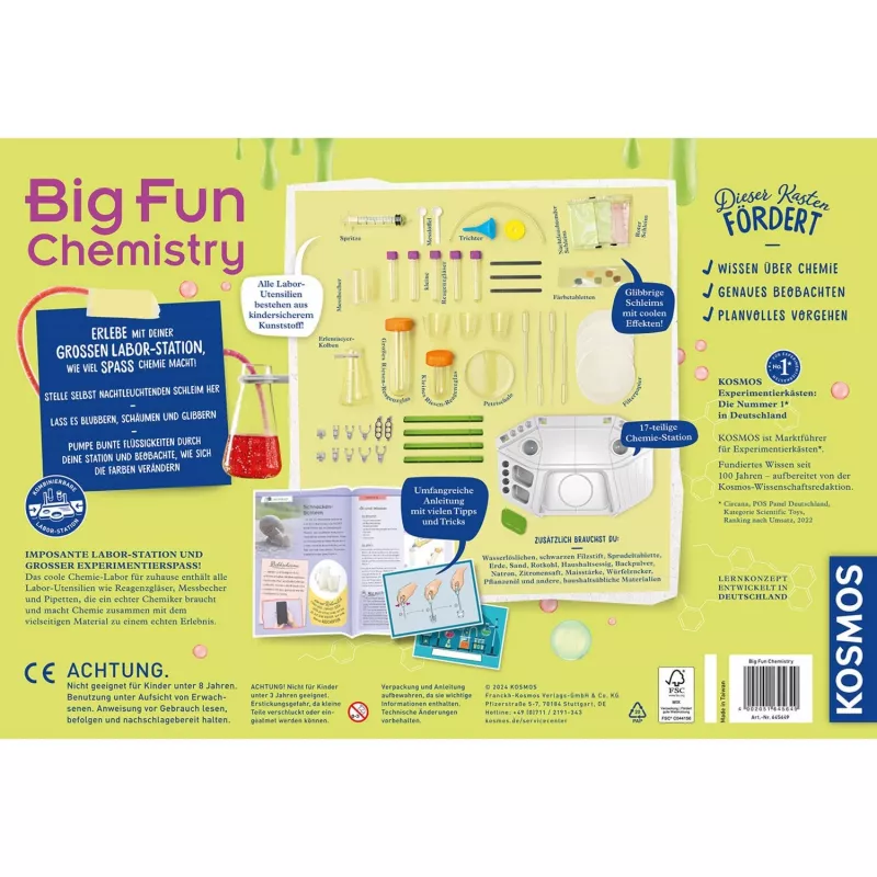 Big Fun Chemistry, eksperimendikomplekt