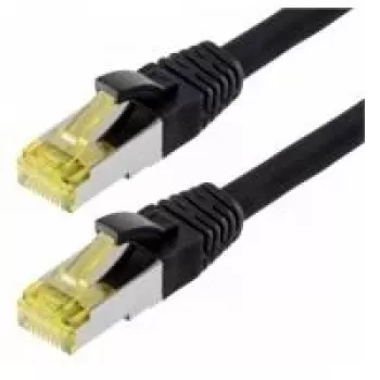 Helos - patch-kaabel - RJ-45 (M) - RJ-45 (M) - 0.25 m - SFTP-kaabel (PIMF) - CAT 6a - Must