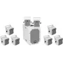 Aktiivkõlarisüsteem Omnitronic BOB-10A ws koos 8× BOB-4 ws (mudel 20000537)