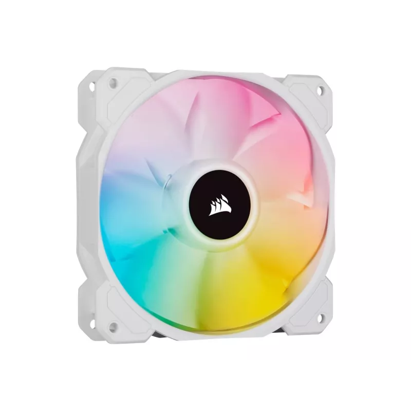 Corsair iCUE SP120 RGB ELITE Performance 120mm Valge PWM ARGB Case Fan Triple Pack