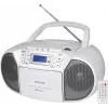 Kantav stereosüsteem SENCOR SPT 3907 W — 14 W, CD/MP3, Bluetooth 2.1, FM-tuuner, USB, valge