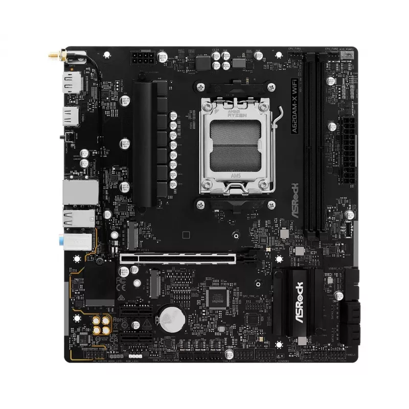 ASRock A620AM-X WiFi AMD A620 AM5 Micro-ATX emaplaat