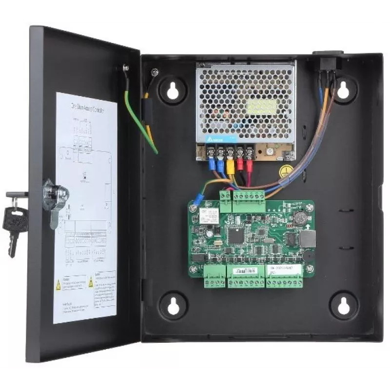 Juurdepääsukontroller Hikvision DS-K2801 Must 237x285x69mm