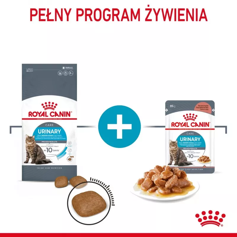 Märg kassitoit Royal Canin Urinary Care täiskasvanud kassidele linnuliha 85 g kotike (12-pakk)