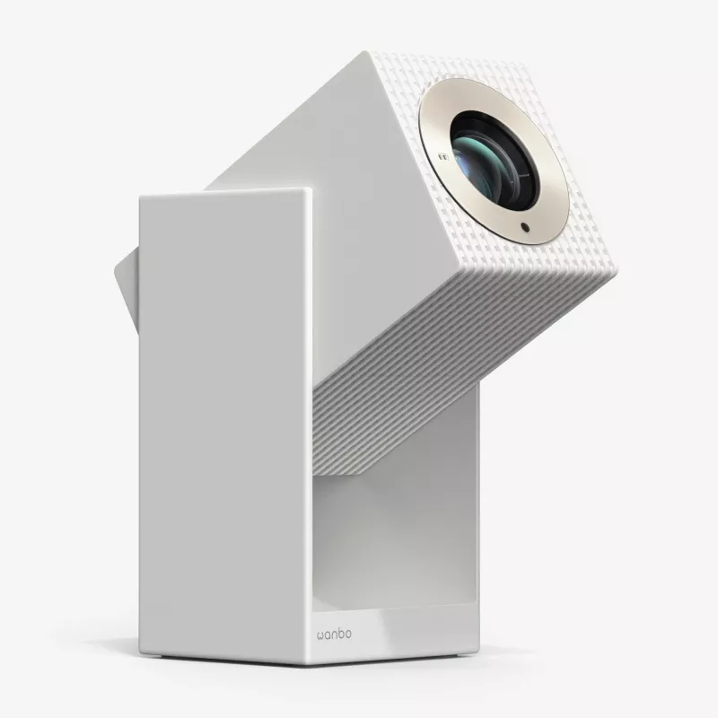 Projektor WANBO Cube 2 Pro 500 ANSI Android TV 11 — kompaktne nutiprojektor, valge