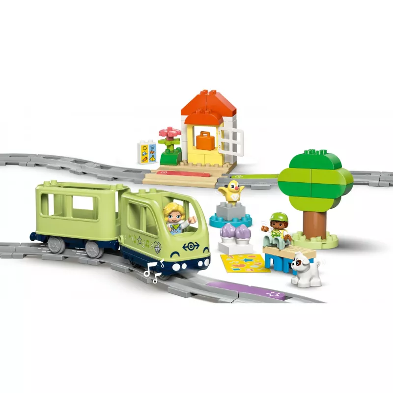 Mängurongikomplekt LEGO DUPLO Interaktiivne Seiklusraudtee 10427, 57 tk, 2 minifiguuri, alates 2. eluaastast