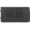 PC-korpus Sharkoon SHARK ZONE C10 Mini-ITX Must, Kollane