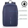 Igapäevane seljakott XDDESIGN Bobby Soft 15,6-tollise sülearvutipesaga, 16 l, tumesinine, PET