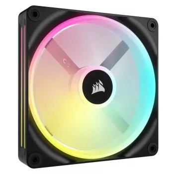 Corsair iCUE LINK QX120 RGB 120 mm PWM ventilaatorite stardikomplekt, must/valge, 480–2000 p/min