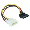 Toitekaabel SATA HDD 4pin isane nurga all DeLOCK 60101
