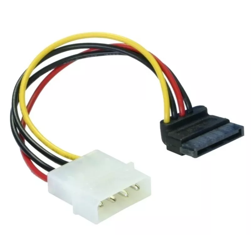 Toitekaabel SATA HDD 4pin isane nurga all DeLOCK 60101