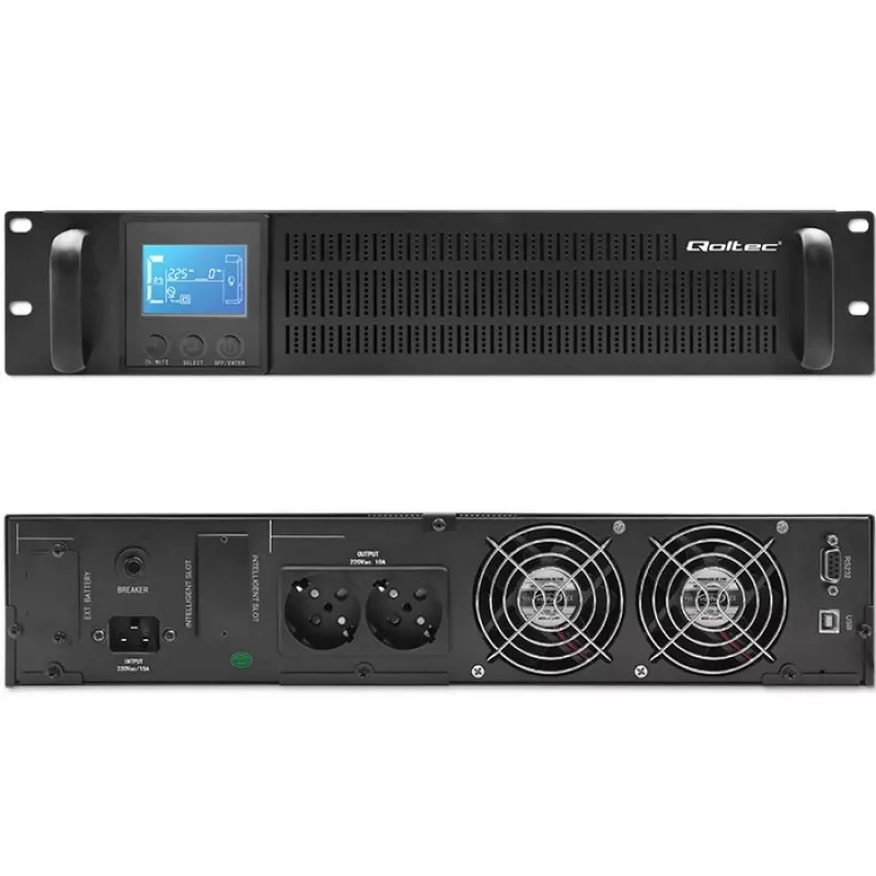 UPS QOLTEC 53946 Line Interactive 2 kVA katkematu toiteallikas