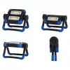 Töövalgusti RealPower 463617 prožektor, LED 10 W, 2 pirni, aku AA, IPX2, must