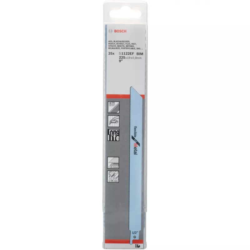 Bosch 2 608 657 553 pusle/tikksae/sabersae saeleht Sabersae saeleht Bimetall 1 tk