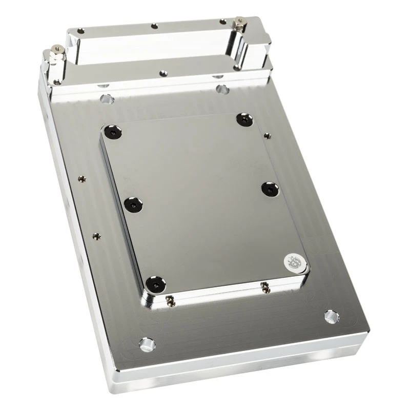 Vesiblokk BitsPower Monoblock ASRock X399M Taichi RGB jaoks, akrüül/vask, nikeldatud, 90×142×29,1 mm