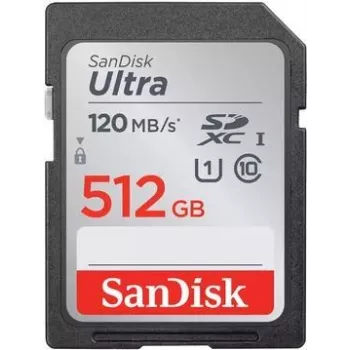 SanDisk Ultra - Välkmälukaart - 512GB - UHS-I U1 / Class10 - SDXC UHS-I (SDSDUN4-512G-GN6IN)