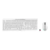CHERRY Stream lauaarvuti klaviatuur koos hiirega kontor RF Wireless QWERTZ saksa valge