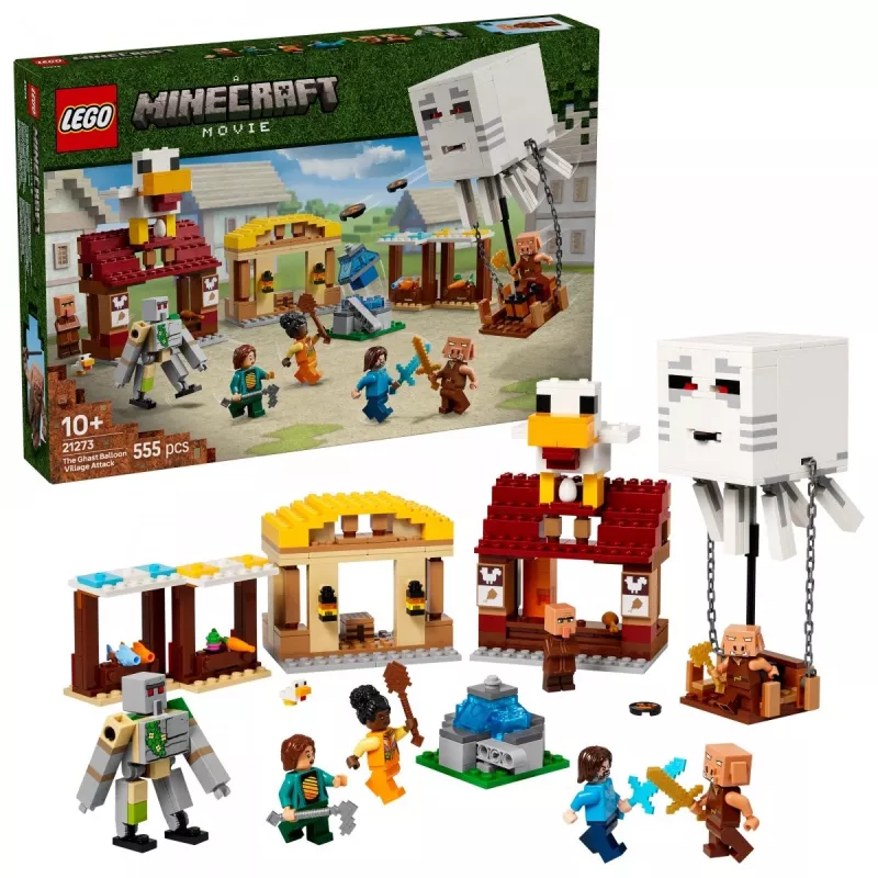 LEGO MINECRAFT 21273 Ghasti õhupalliküla rünnak
