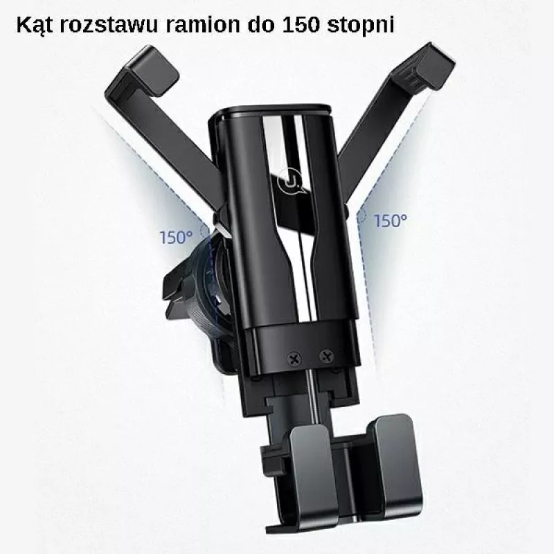 USAMS autotelefonihoidja 4.7-7 tolli universaalne telefonialus autos gravitatsiooniga nutitelefonihoidja õhutusventiili kinnitus GPS-i tugi iPhone Xiaomi Samsung
