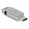 USB-mälupulk DeLOCK 64 GB USB-C Type-A pöördmetallkorpuses