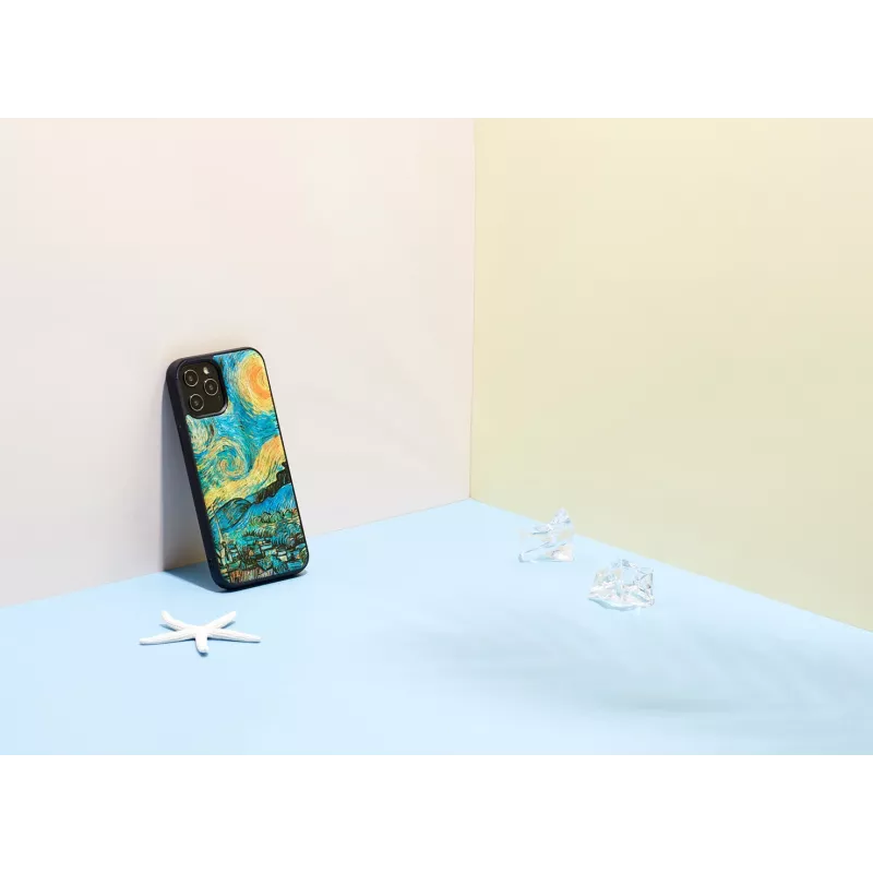 Kaitseümbris iKins Apple iPhone 12 Pro Max jaoks — täheöö must