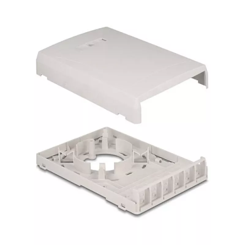 DeLOCK 67054 Keystone pinnale paigaldatav karp, 6 pordiga, valge