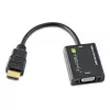 Techly IDATA-HDMI-VGA2 videokaabli adapter VGA (D-Sub) Must