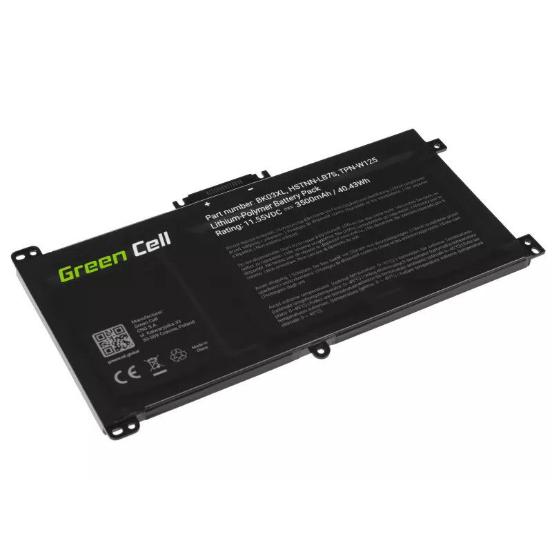 GREEN CELL Aku BK03XL HP Pavilion x360 14-BA 14-BA015NW 14-BA022NW 14-BA024NW 14-BA102NW 14-BA104NW jaoks
