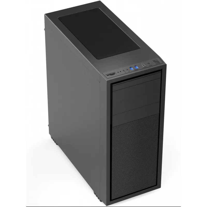 Gembird Fornax K500 ATX arvutikorpus, Midi Tower, must