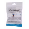 Keystone-moodul LANBERG KSU6-1090, Cat6 U/UTP lame, RJ-45 isane to LSA emane, AWG 22/26, 14.5×16.1 mm, valge