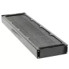 Radiaator Aqua-Computer airplex radical 2/480 — Alumiinium/Vask/Roostevaba teras, 520×140×40 mm