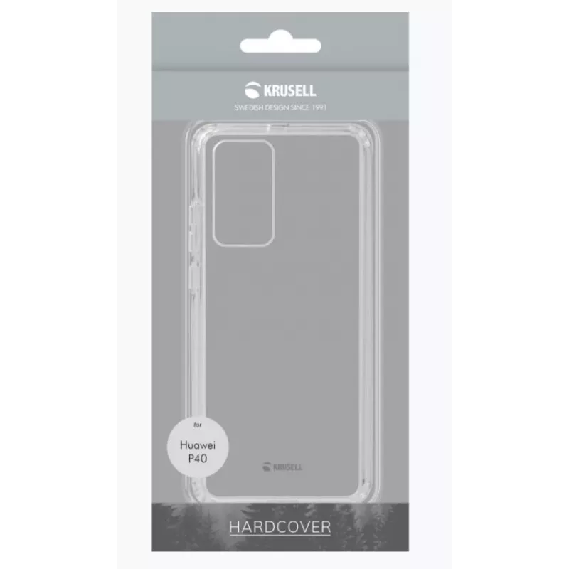 Nutitelefoni ümbris Krusell Kivik Huawei P40 läbipaistev kaitseümbris