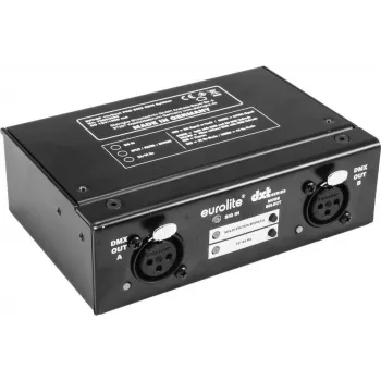 DMX RDM jaotur EUROLITE DXT-SP 1in/2out (mudel 70064866)