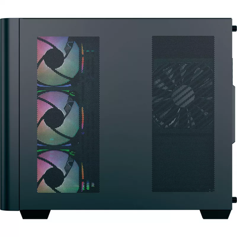 Tornarvuti korpus AEROCOOL P500C EVO-G-BK-v1 kahe karastatud klaasist küljepaneeliga, must