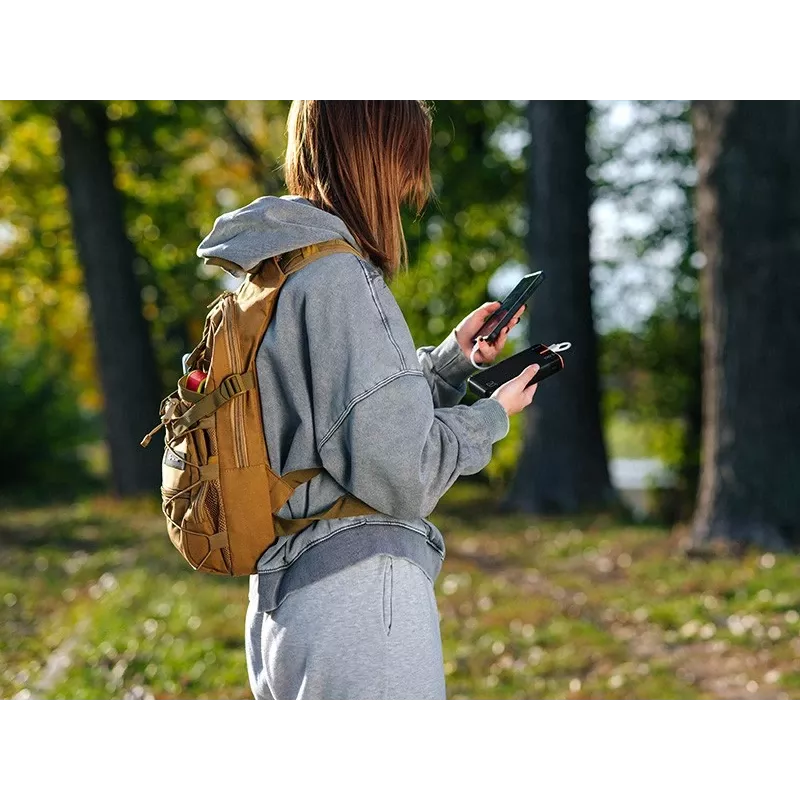 TRACER EnerGen 20000 mAh akupank, Power Delivery 20W, USB-C sisend, 2×USB-A väljundit, toetab 3 seadet, oranž