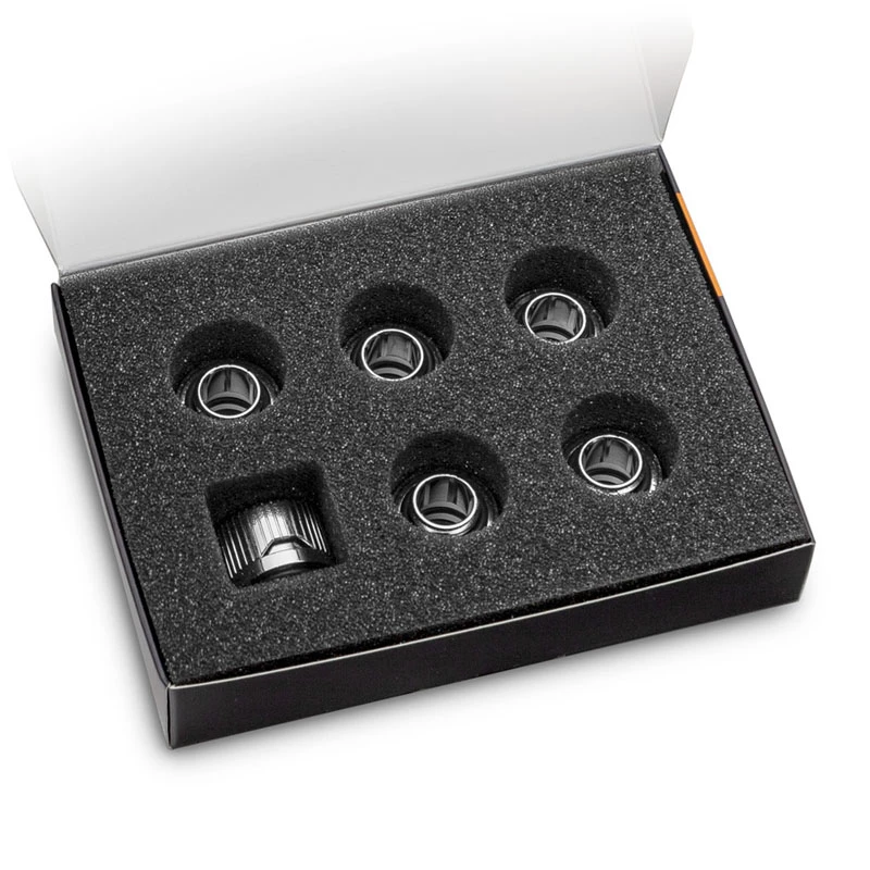 EK Water Blocks EK-Quantum Torque 6-Pack HDC 12 pöördemomendi võti otsiliitmik Hõbedane 1/4 6 tk