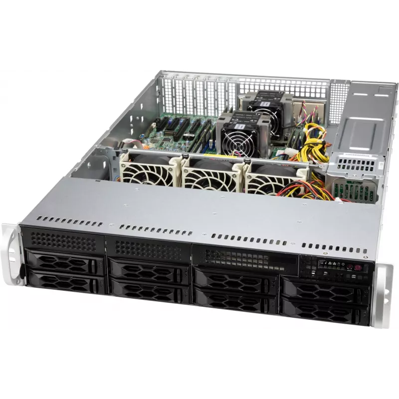Supermicro CSE-LA25TQC-R609LP arvuti korpus Rack Must 600 W