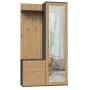 Esikukapp Top e shop GARD DUO ANT/ART KPL — 2 hingedega ust, puitlaastplaat, 1000×350×1800 mm