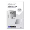 Privaatsusfilter QOLTEC 51056 22-tollisele (55,9 cm) monitorile, 16:10, 475×297 mm, läbipaistev