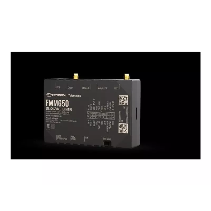 GPS-jälgija TELTONIKA TELEMATICS FMM650 — 4G-ühendus, kompaktne disain