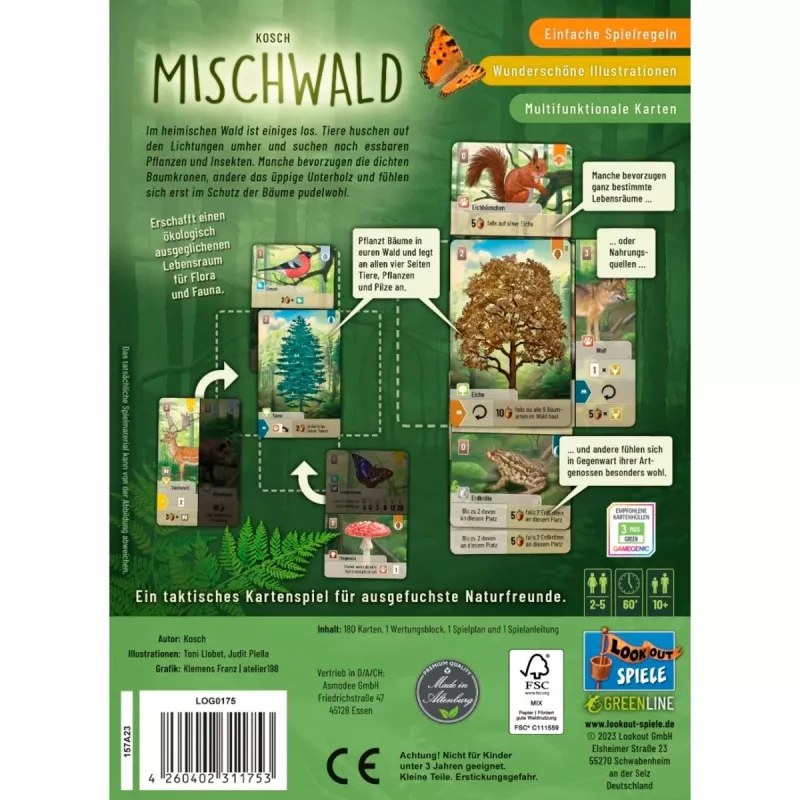 Mischwald, kaardimäng