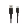 Punutud USB-C USB-A 3m Must