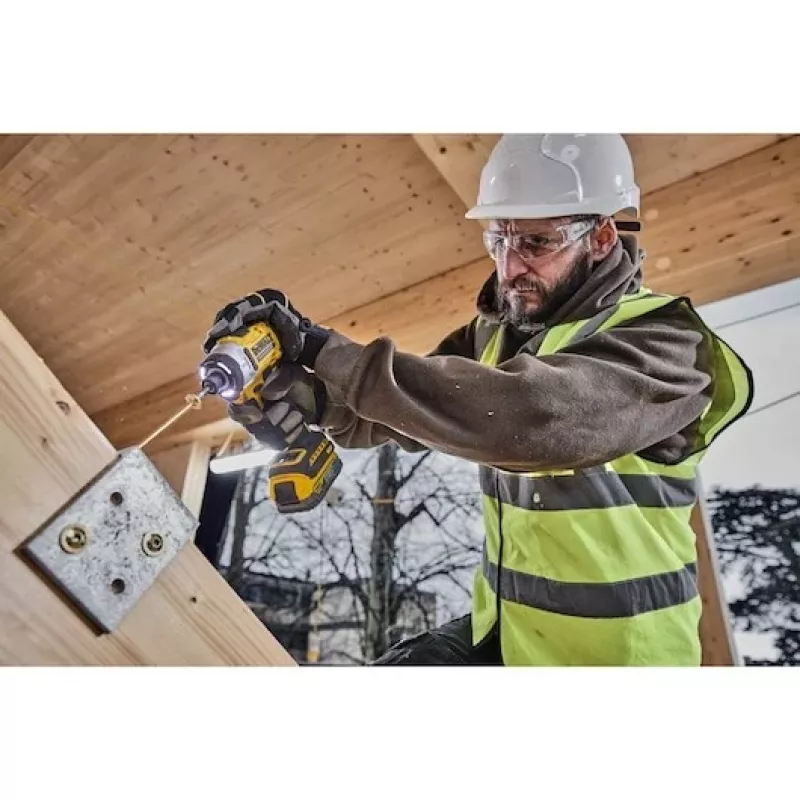 DeWALT DCF860N-XJ elektriline kruvikeeraja/löökkruvikeeraja 3800 RPM Must, Kollane