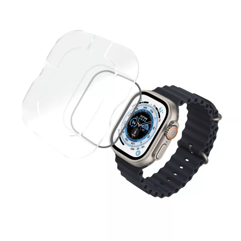 Fixed | Armor Karastatud Klaas Apple Watch Ultra 49mm/Ultra 2 49mm jaoks | Must
