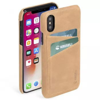Krusell Sunne 2 Card Cover iPhone XS Max 16.5 cm beež