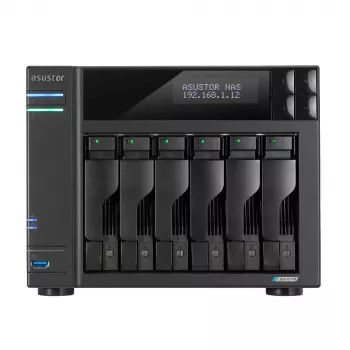 Asustor LOCKERSTOR 6 NAS Desktop Intel® Celeron® N5105 8 GB DDR4 HDD ADM must