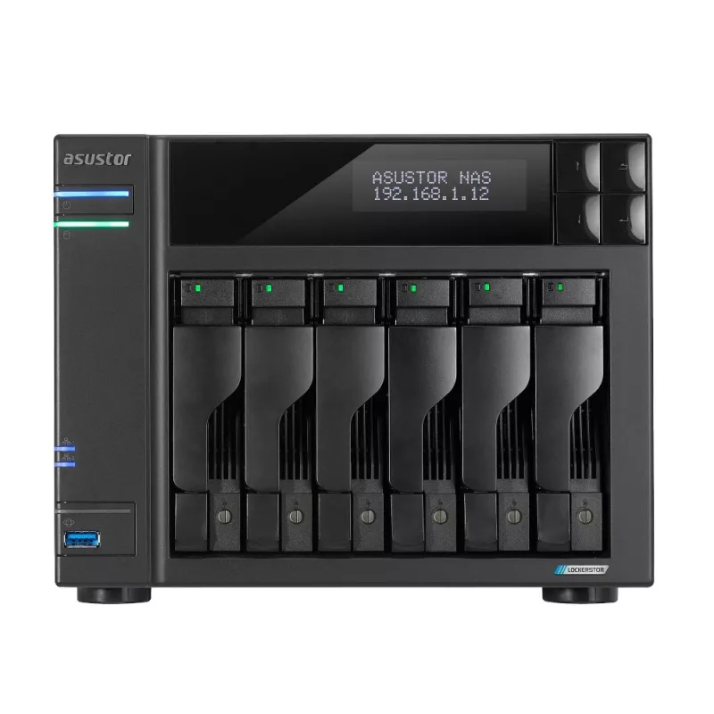 Asustor LOCKERSTOR 6 NAS Desktop Intel® Celeron® N5105 8 GB DDR4 HDD ADM must