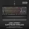 Corsair K70 CORE TKL klaviatuur Gaming USB + RF traadita + Bluetooth QWERTZ Saksa must