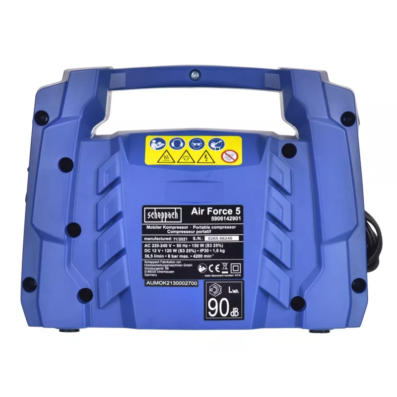 Scheppach AIR-FORCE 5 5906142901 õhukompressor 0.2 W AC